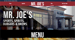 Desktop Screenshot of mrjoesbar.com